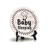 Sign ByLITA Round Baby Sleeping Table Sign (5x5")