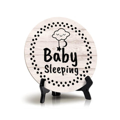 Sign ByLITA Round Baby Sleeping Table Sign (5x5")