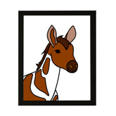 Designs ByLITA Okapi, Wall Print Animals Art | Family Presents | Bedroom | Stylish Kindergarten Decor