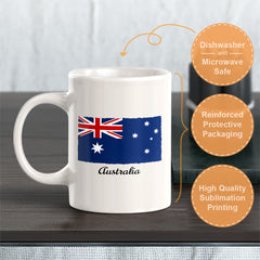 Designs ByLITA Australia 11oz Plastic/Ceramic Coffee Mug