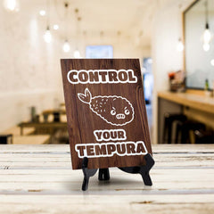 Decoration For Sushi Lovers Table Sign with Acrylic Stand (6x8“)