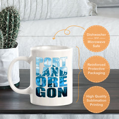 Portland, Oregon 11oz Plastic or Ceramic Mug | American Cities Coffee Cups