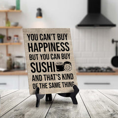 Decoration For Sushi Lovers Table Sign with Acrylic Stand (6x8“)