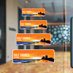 Standard Plus Gulf Shores, Alabama Wall or Door Sign | Famous US Beaches Souvenir