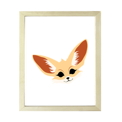 Designs ByLITA Fennec Fox, Wall Print Animals Art | Family Presents | Bedroom | Stylish Kindergarten Decor