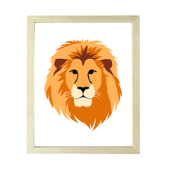 Designs ByLITA Lion, Wall Print Animals Art | Family Presents | Bedroom | Stylish Kindergarten Decor