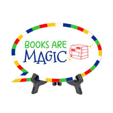 Books Are Magic Speech Bubble Table Sign With Acrylic Stand (6” x 4”) | Kindergarten Elementary School Decoration
