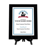 Mixologist Competition Customizable Black Frame Award Plaque | Easel Mount Option | Achievement and Recognition Personalizable Plaques