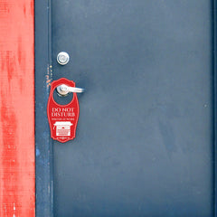 Do Not Disturb Writer At Work Door Hanger | House or Business Door Sign