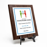 Instructor or Mentor Recognition Customizable Award Plaque |Easel Mount Option | Achievement and Service Personalizable Plaques