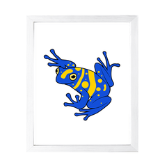 Designs ByLITA Poison Dart Frog, Wall Print Animals Art | Family Presents | Bedroom | Stylish Kindergarten Decor