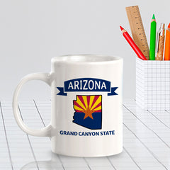 Designs ByLITA Arizona: Grand Canyon State 11oz Plastic or Ceramic Coffee Mug | State Pride Collection