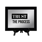 Trust The Process Decorative Wall Plaque | Easel Mount Option | Inspirational Affirmation Wall Art