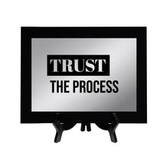 Trust The Process Decorative Wall Plaque | Easel Mount Option | Inspirational Affirmation Wall Art