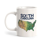 Designs ByLITA South Carolina: Smiling Faces, Beautiful Places 11oz Plastic or Ceramic Coffee Mug | State Pride Collection