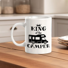 King Of The Camper 11oz Plastic or Ceramic Mug | RV Camper Lifestyle