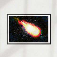 Meteors UNFRAMED Print Space Wall Art