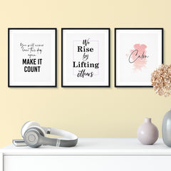 Calm & Inspired Wall Decor UNFRAMED Print (3 Pack)