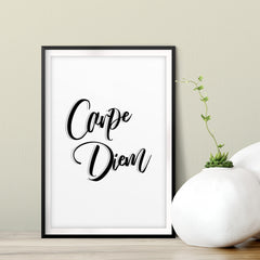 Carpe Diem UNFRAMED Print Inspirational Wall Art