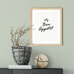 Bon Appetit UNFRAMED Print Home Decor Wall Art