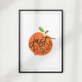 Just Peachy UNFRAMED Print Décor Wall Art
