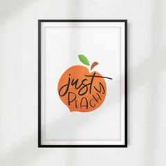 Just Peachy UNFRAMED Print Décor Wall Art