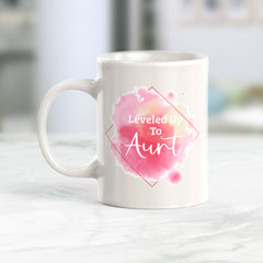Leveled Up To Aunt Coffee Mug