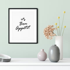 Bon Appetit UNFRAMED Print Home Decor Wall Art