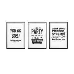 She Got It Wall Art UNFRAMED Print (3 Pack)