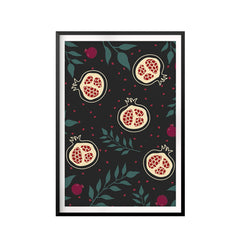 Pomegranate Segments UNFRAMED Print Fruit Wall Art