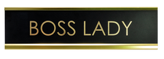 Boss Lady Novelty Desk Sign