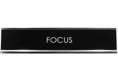 Focus Novelty Desk Sign