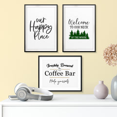 Greeting Wall Decor Art UNFRAMED Print (3 Pack)