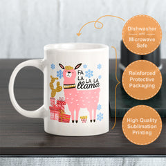 Fa la la la llama Coffee Mug