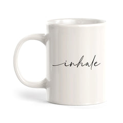 Inhale Coffee Mug