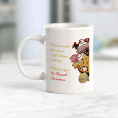 A Silent Night, Star Above, A Gift Of Hope And Love. Wishing You A Blessed Christmas Coffee Mug
