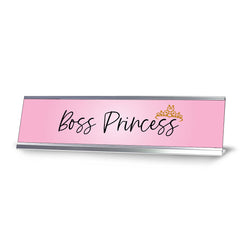 Boss Princess Desk Sign (2 x 8")