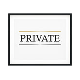 Private UNFRAMED Print Business & Events Decor Wall Art