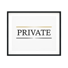Private UNFRAMED Print Business & Events Decor Wall Art