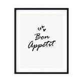Bon Appetit UNFRAMED Print Home Decor Wall Art