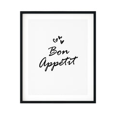 Bon Appetit UNFRAMED Print Home Decor Wall Art