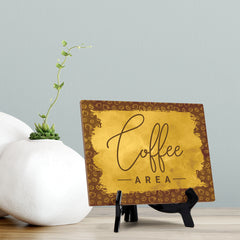 Signs ByLITA Coffee Area, Table Sign (8 x 6")