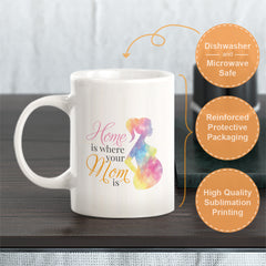 Home Is Where Your Mom Is Coffee Mug