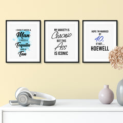 Rude Novelty Wall Art UNFRAMED Print (3 Pack)