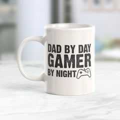 Dad By Day Gamer By Night Coffee Mug