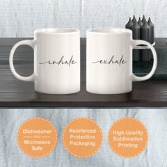 Inhale And Exhale (2 pack) Coffee Mug