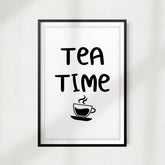 Tea Time UNFRAMED Print Home Décor, Coffee Wall Art
