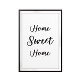 Home Sweet Home UNFRAMED Print Home Decor Wall Art