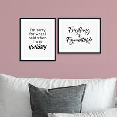 Sarcastic Fun Wall Decor UNFRAMED Print (2 Pack)