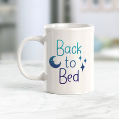 Back to Bed Moon and Stars Coffee Mug